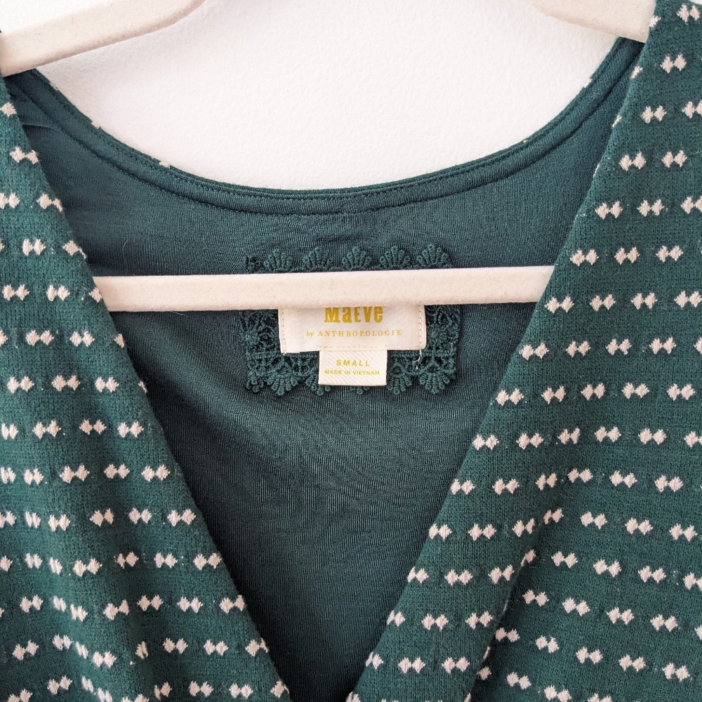 Maeve For Anthropologie Malta Balloon Sleeve Sweater Dress - Picture 3 of 5